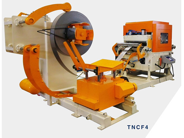  三機(jī)一體NC伺服料架矯直送料機(jī)TNCF4